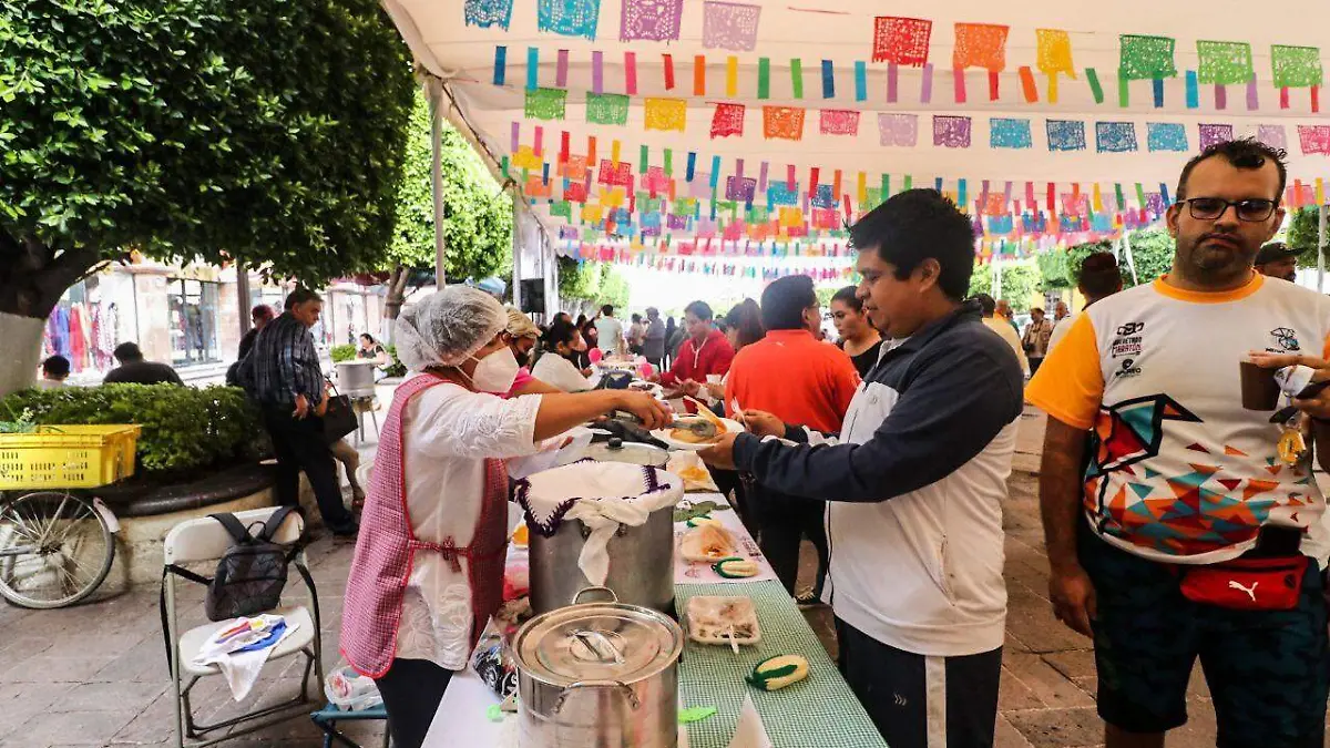 SJR Evento gastronomico en el centro